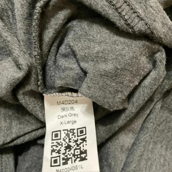 Women’s Dark Grey Pull Over Tee Shirt. Size XL - Picture 3 of 3